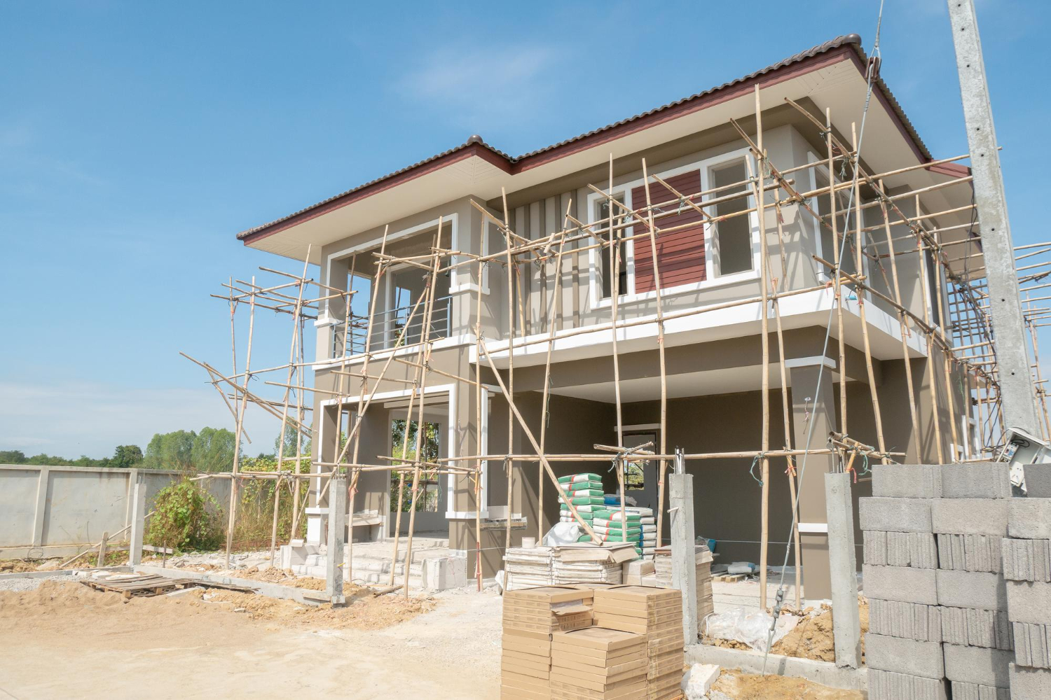 new house construction