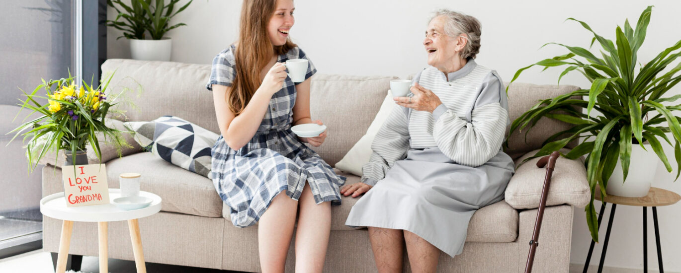 senior at home