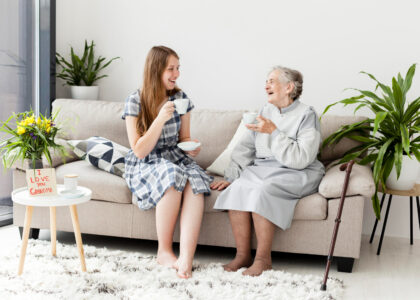 senior at home