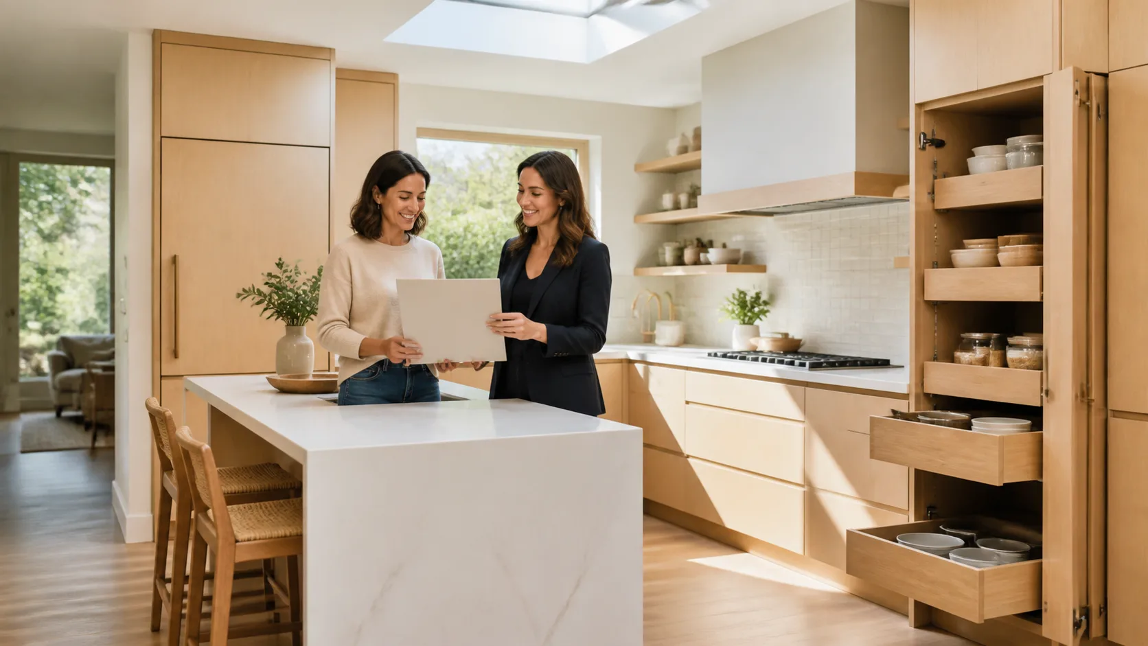 Making a San Mateo Dream Kitchen Design Work in a Small Footprint
