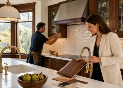 Burlingame Kitchen Remodel Materials: Historic Details, Modern Finishes